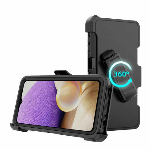 Bulk Packaging Rugged Case Holster Combo Galaxy A32